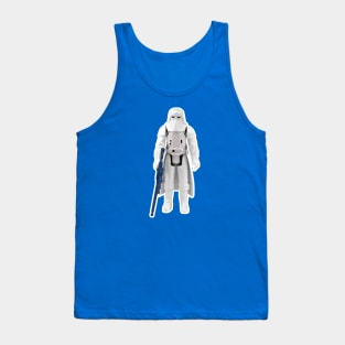 Vintage Snow Soldier, White Border Tank Top